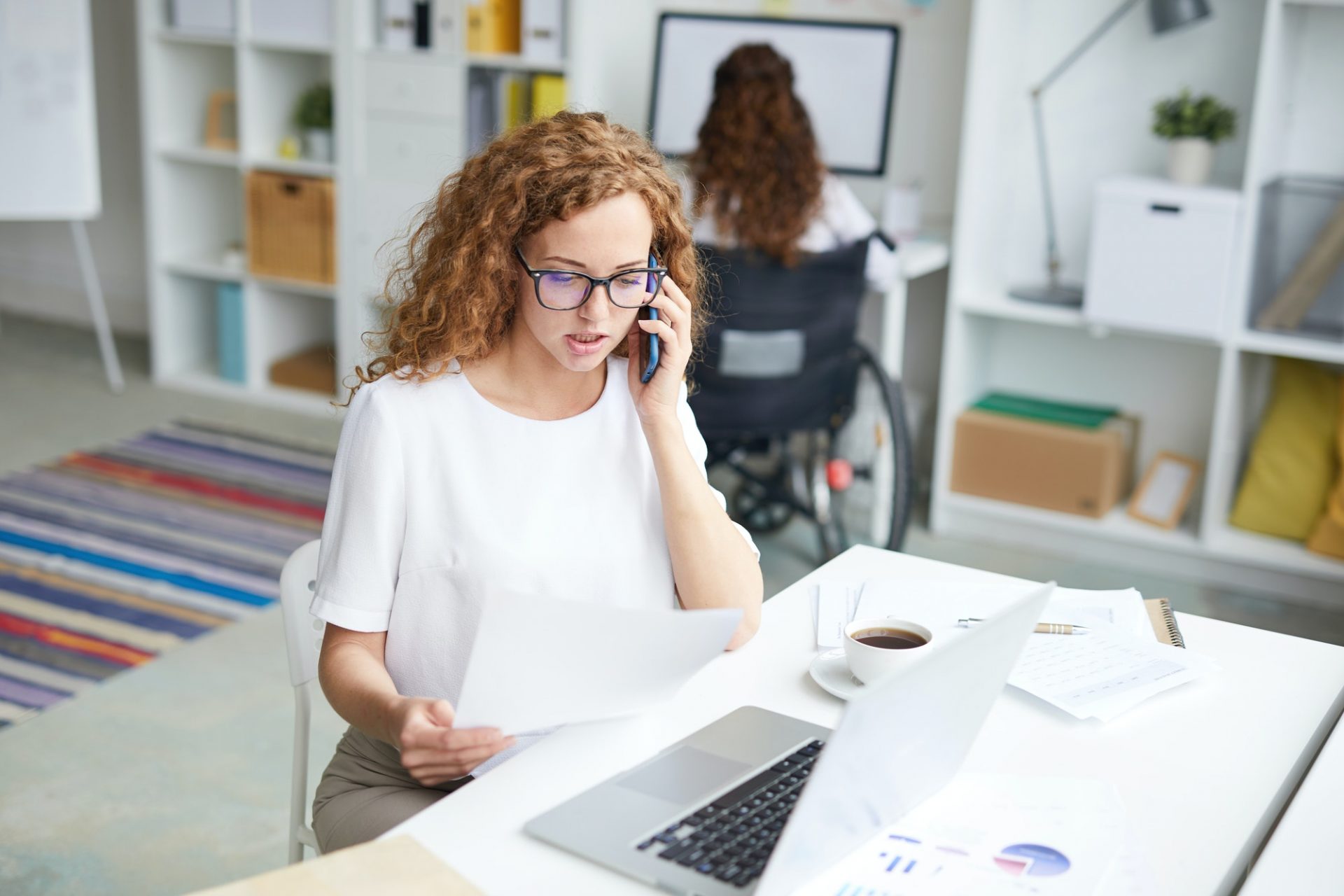 Virtual assistant at work